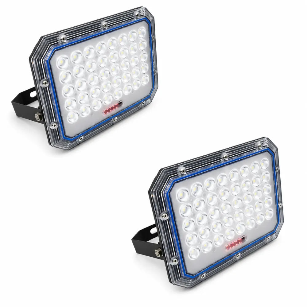 Foco solar LiFePO4 1000W instalado en parcela rural sin electricidad Chile – Olimantech