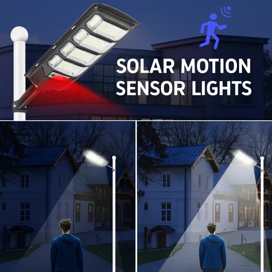 Foco Solar LED 800W con Panel y Control | Exterior IP65 - Olimantech