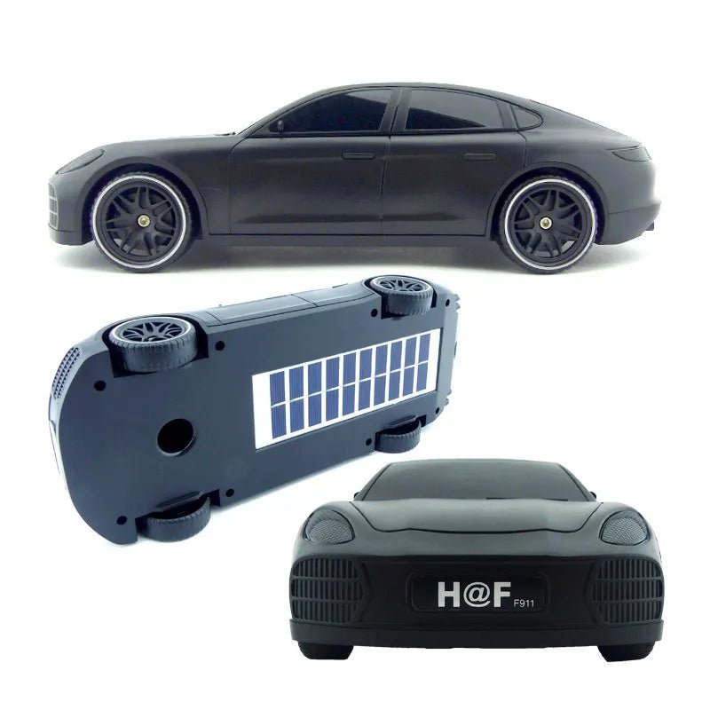 Parlante Solar HF - F911 Estilo Porsche | Bluetooth + FM - Olimantech