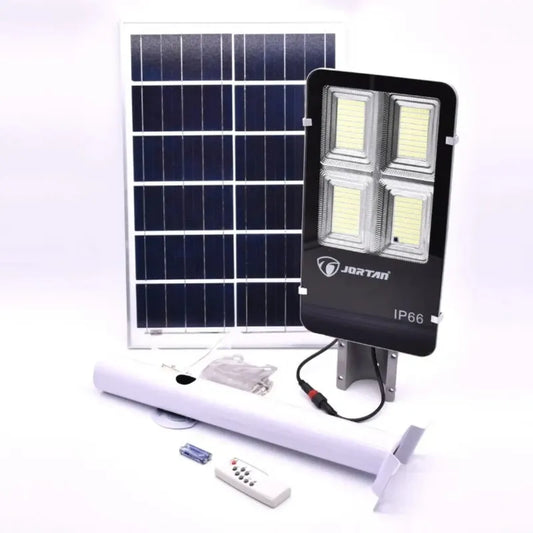 Foco Solar LED 300W con Panel y Control | IP66 Exterior