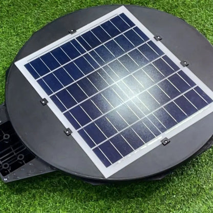 Foco solar 500W potente con luz blanca fría 6500K para jardines y patios – Olimantech