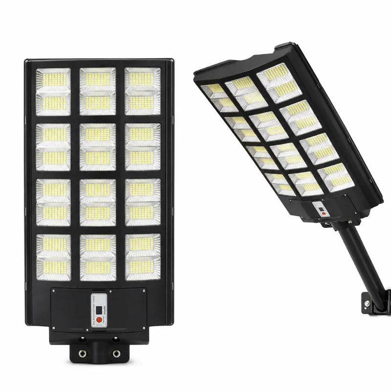 Foco solar 1200W IP66 con 1152 LEDs ultrabrillantes y panel posterior integrado – Olimantech