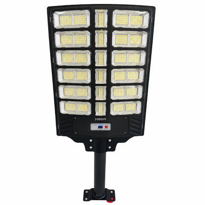 Foco Solar 2000W con Pedestal | 20.000 Lúmenes | Sin Electricidad Chile