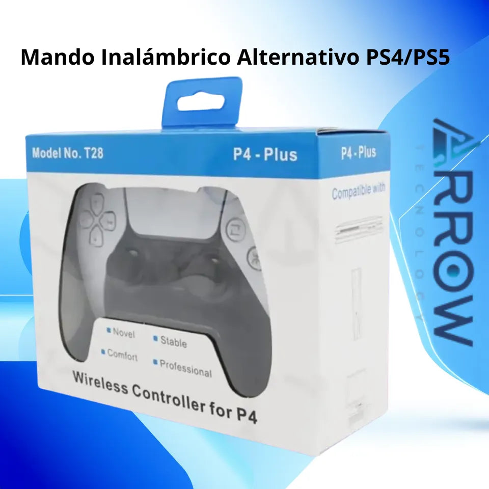 Mando Inalámbrico Alternativo para PS4 y PS5 - Libertad inalámbrica sin enredos de cables para una experiencia de juego fluido
