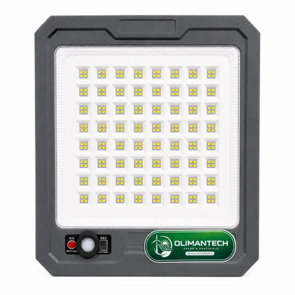 Reflector Foco Solar LED 800W con Panel Solar Separado | IP66 | Sensor de Movimiento | Control Remoto