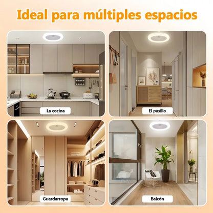 Ampolleta LED 24W con Ventilador E27 + Control Remoto - Olimantech