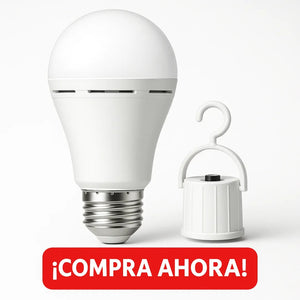 Ampolleta LED Emergencia 15W Recargable E27 6500K - Olimantech