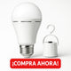 Ampolleta LED Emergencia 15W Recargable E27 6500K
