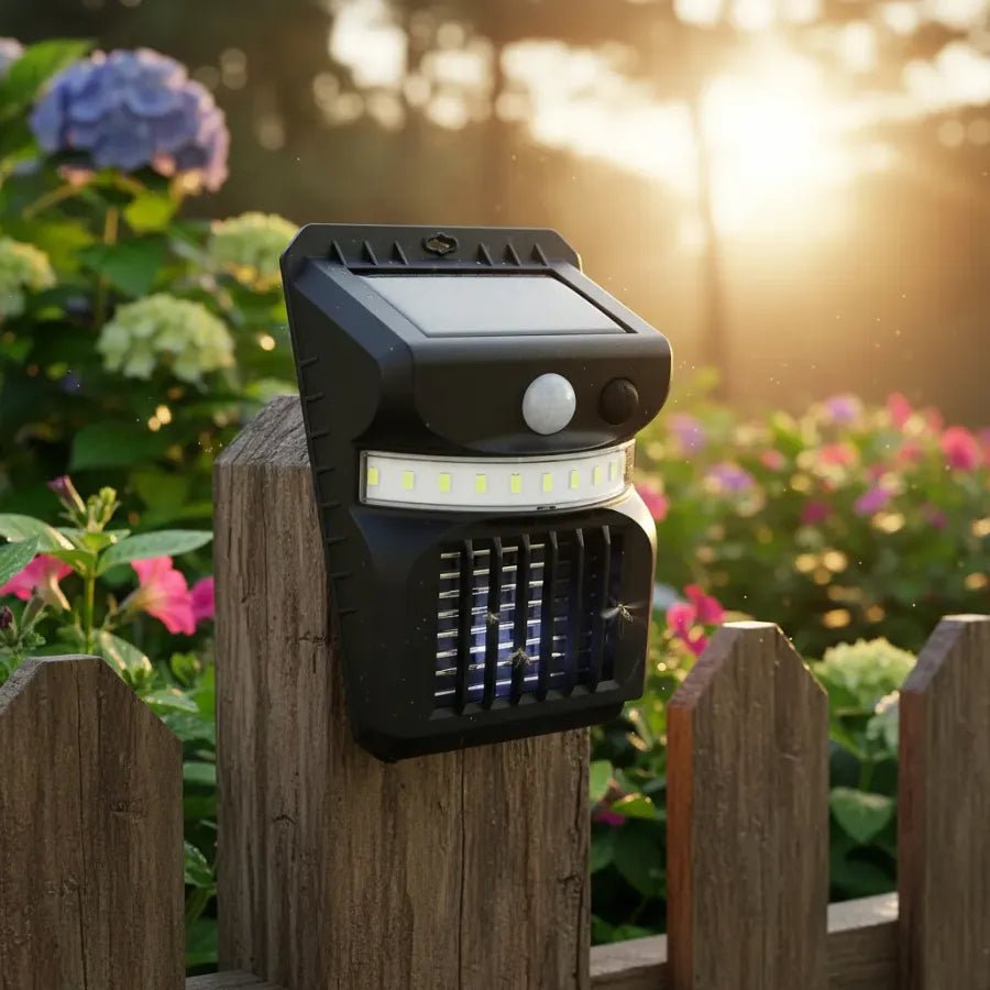 Aplique Solar Mata Mosquito con 11 LED - Olimantech