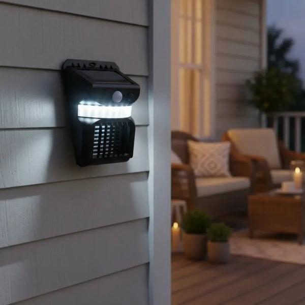 Aplique Solar Mata Mosquito con 11 LED - Olimantech