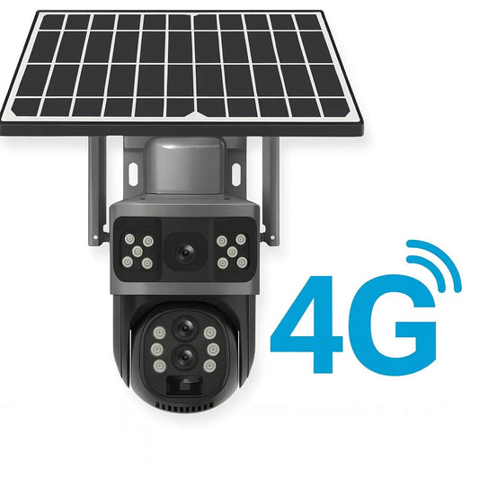 Cámara IP Solar 4G Satelital Doble Visión | Exterior - Olimantech