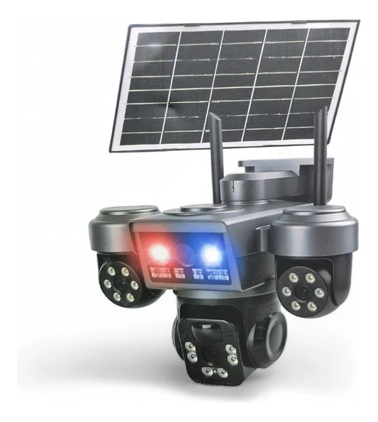 Cámara Solar 4G Triple Lente con Chip YOOSEE | Sin WiFi - Olimantech