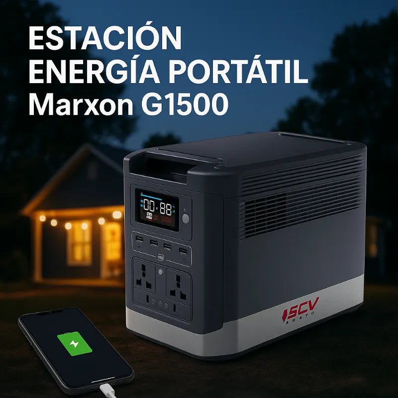 🔋 Estación de Energía Portátil MARXON G1500 – 1800W / 1440Wh - Olimantech