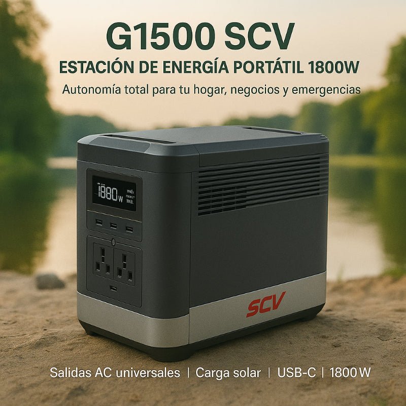 🔋 Estación de Energía Portátil MARXON G1500 – 1800W / 1440Wh - Olimantech