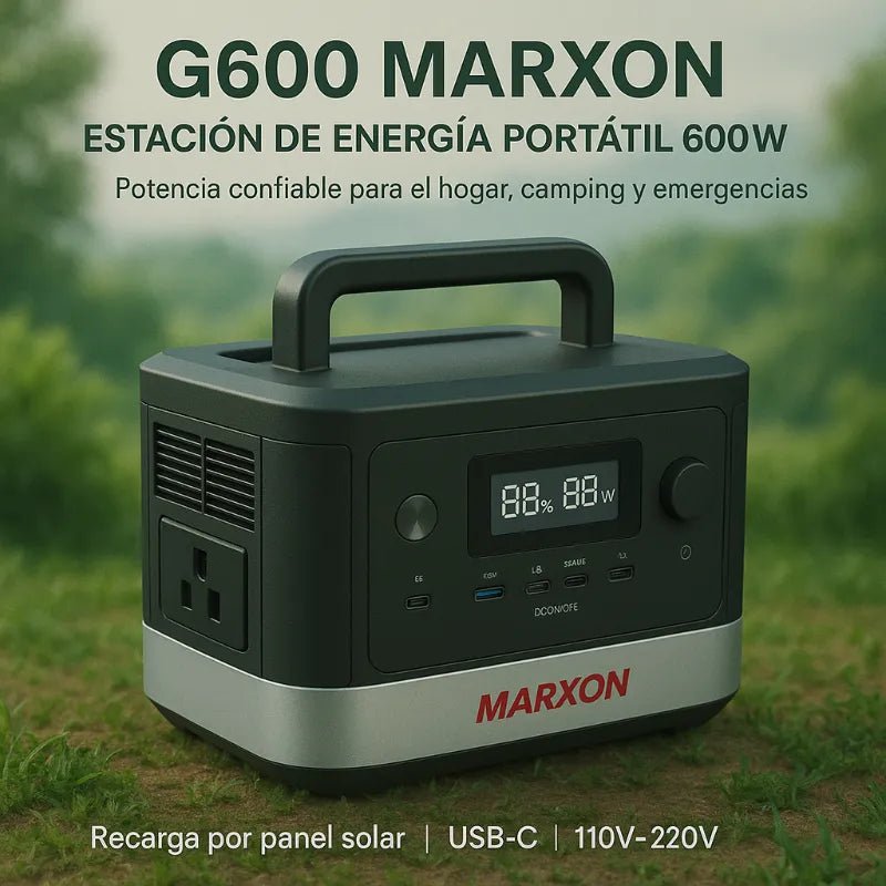 🔋 Estación de Energía Portátil MARXON G600 – 600W / 604.8Wh - Olimantech
