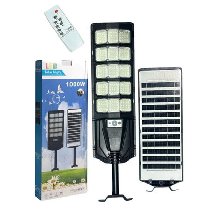 Foco Solar LED 1000W con Panel Integrado y Control Remoto – IP67 - Olimantech