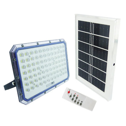 Foco Solar LED 2000W con Panel y Control Remoto | Luz Fría IP66 Exterior - Olimantech