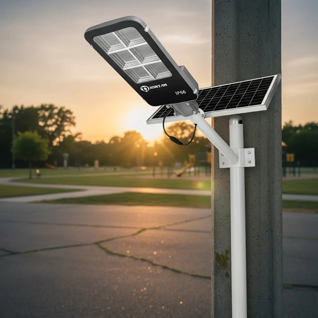 Foco Solar LED 400W con Panel Exterior y Control | IP66 Exterior - Olimantech