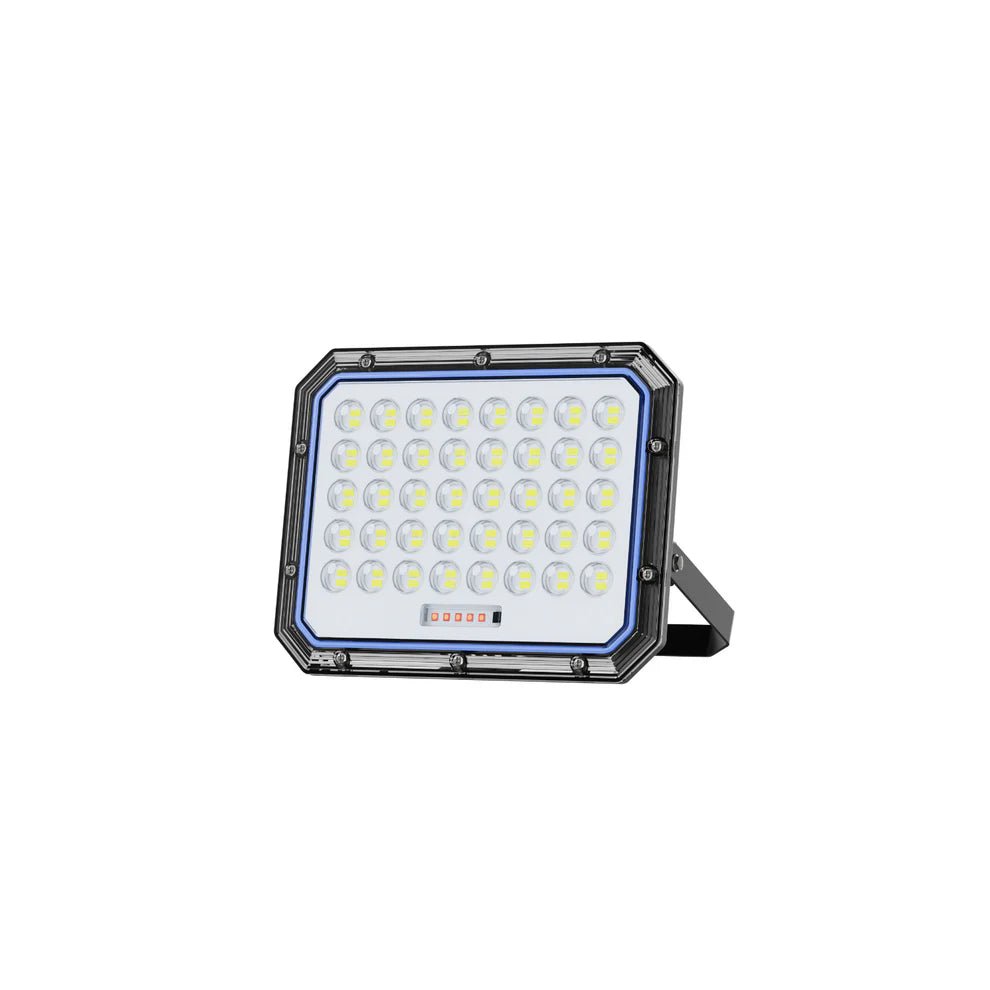 Foco Solar LED 500W con Panel y Control Remoto | Luz Fria IP66 Exterior - Olimantech