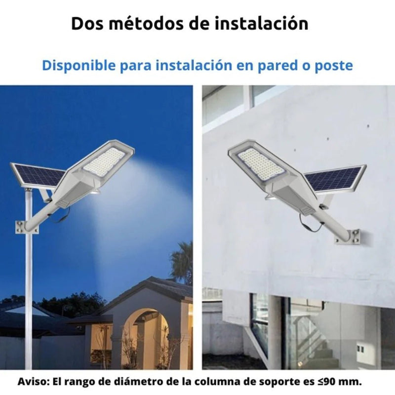 Foco solar 800W IP67 cobertura 450 m² obras bodegas y proyectos industriales – Olimantech