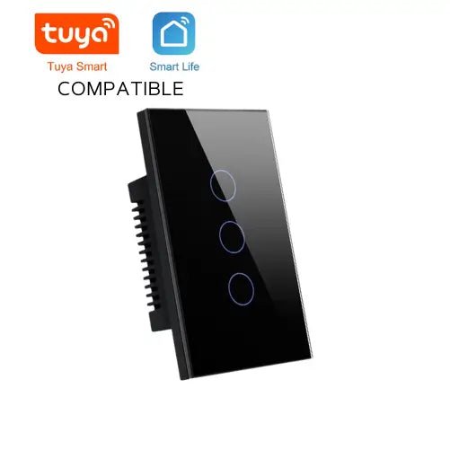 Panel táctil interruptor WiFi 2 gang Alexa Google Home app Tuya hogar – Olimantech