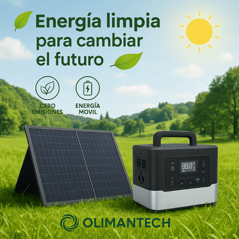Kit Estación de Energía MARXON G600 600W + Panel Solar 200W - Olimantech