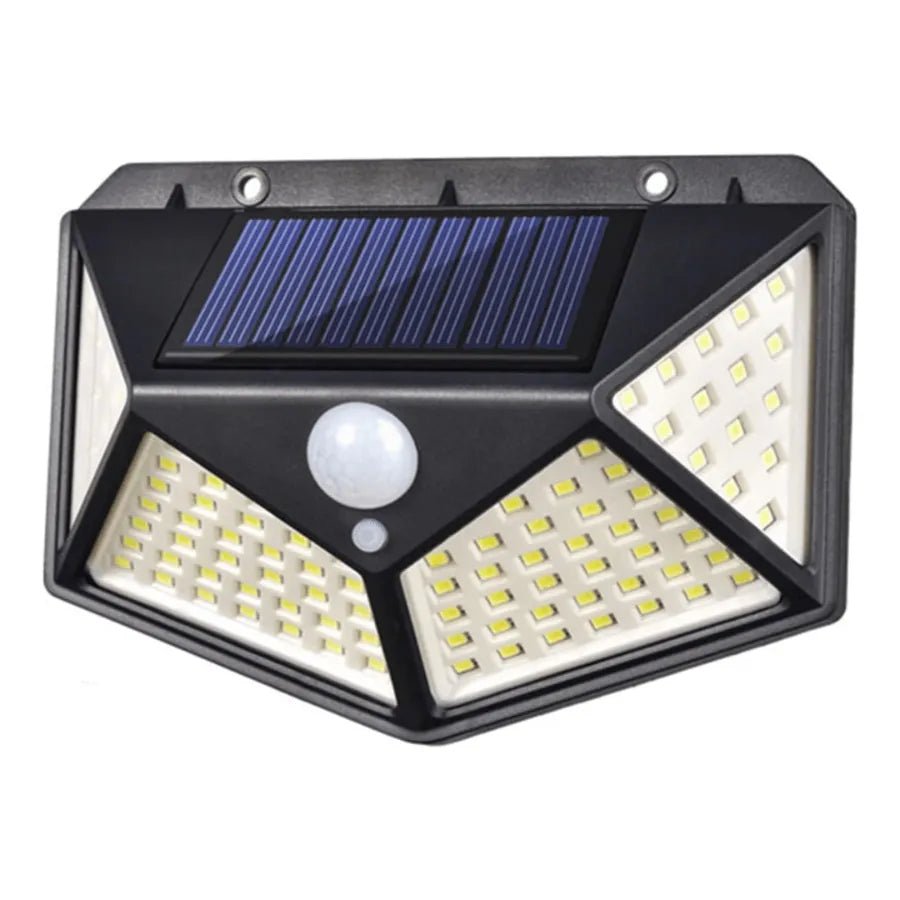 Lámpara Solar 100 LED Luces con Sensor de Movimiento | Exterior - Olimantech
