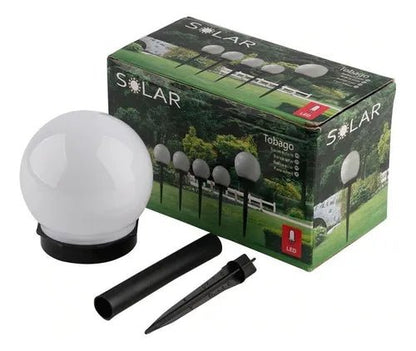 Pack 3 LED Solar con Estaca para Jardín | Luz Fría Exterior - Olimantech