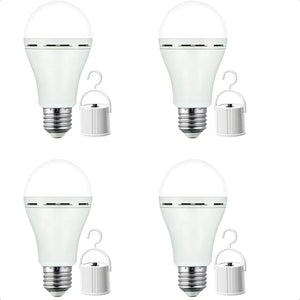 Pack x4 Ampolletas LED Emergencia 15W Recargables E27 - Olimantech