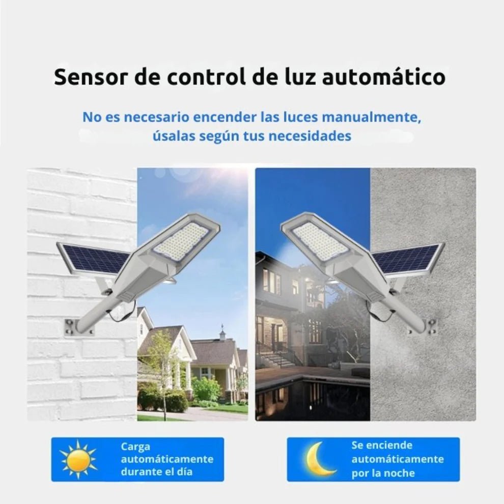 Panel monocristalino 50W foco solar 1000W LiFePO4 más de 20 horas autonomía – Olimantech