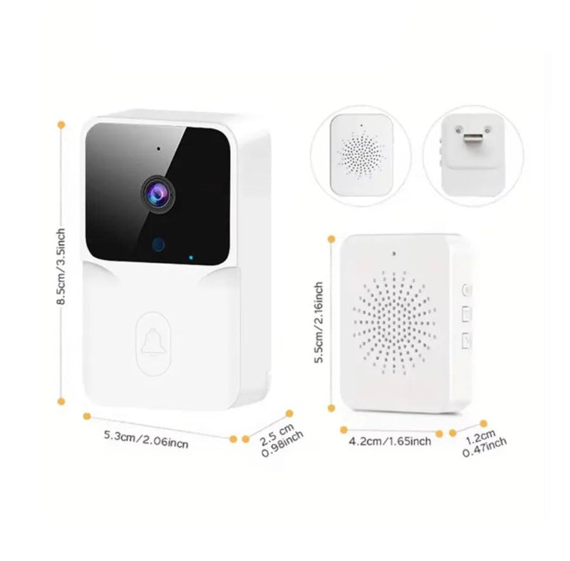 Batería 3 meses timbre inteligente WiFi cámara HD instalación simple – Olimantech