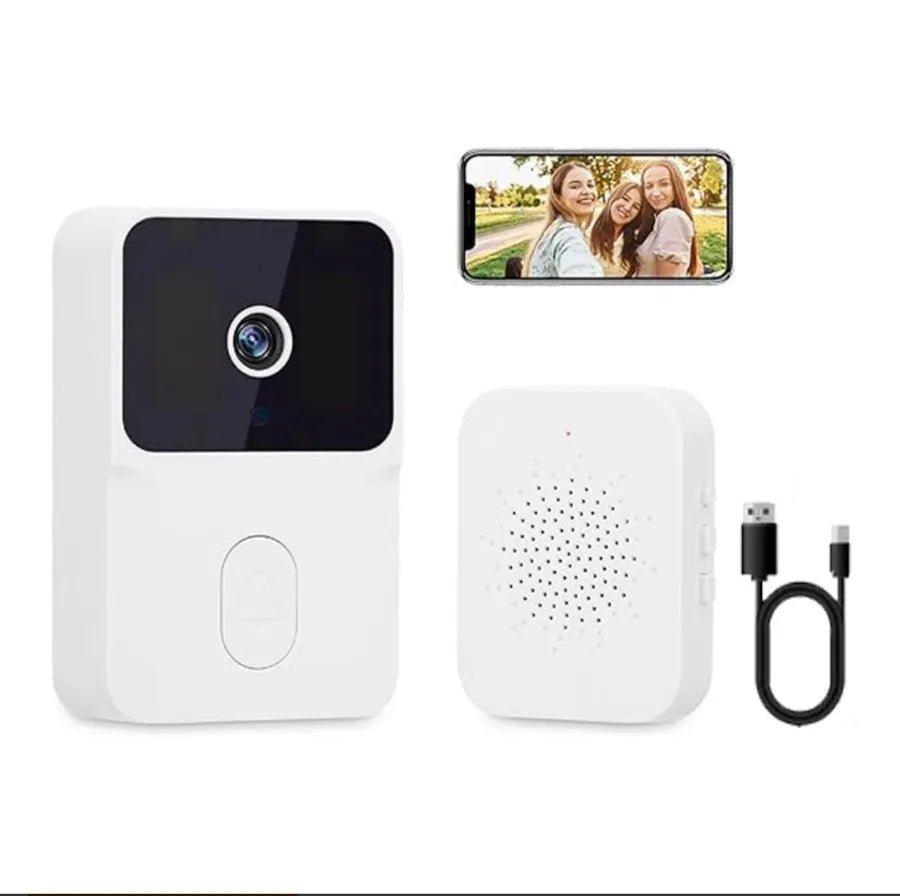 Timbre Inteligente WiFi con Cámara HD, Visión Nocturna y App - Olimantech